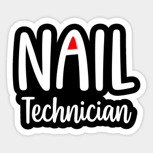 Nail Technician Sticker